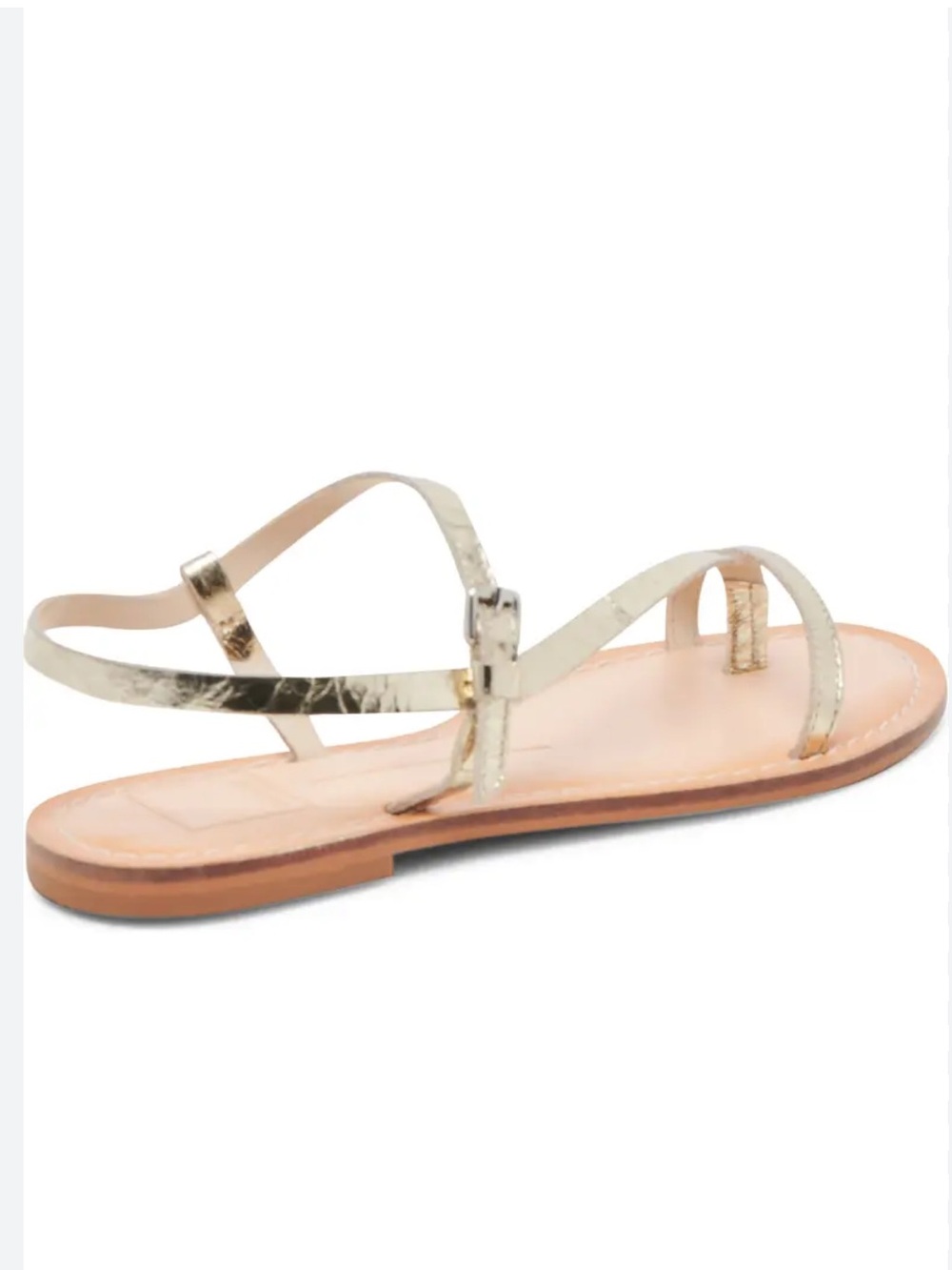 NEW Dolce Vita Wandre Flat Sandal in Gold